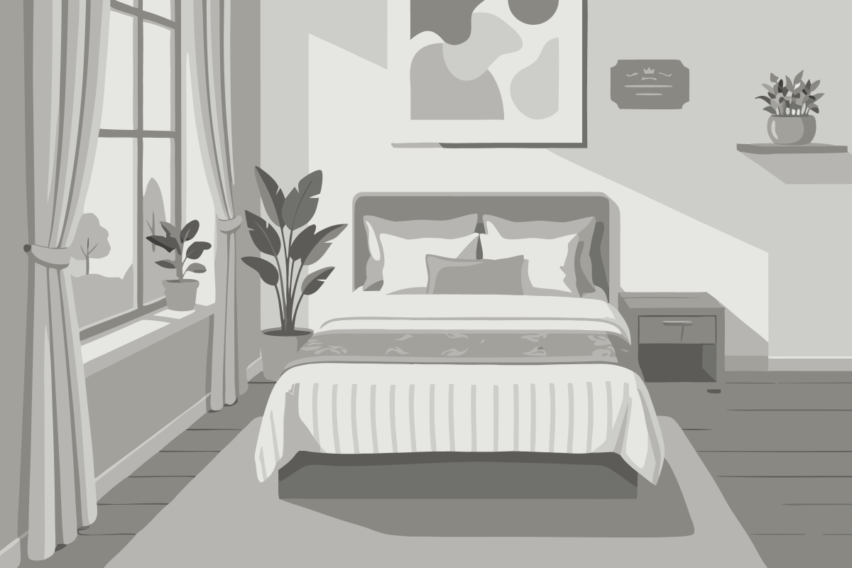 Bed in een Vrouwenslaapzaal met 4 Bedden